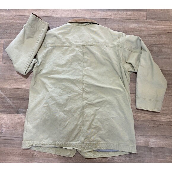 Vintage LL Bean Jacket Womens 2X Chore Barn Coat Corduroy Collar Fall Casual - Picture 8 of 10